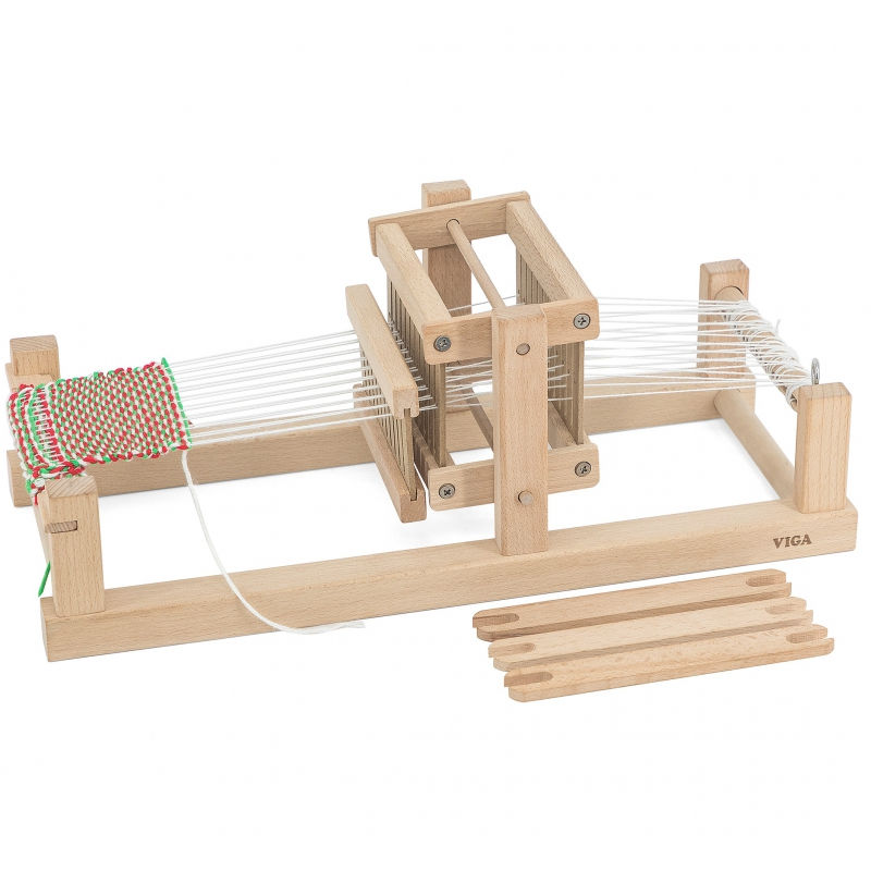 Krosno Tkackie Warsztat Tkacki Drewniany Zestaw Do Tkania Kapitan Kredka